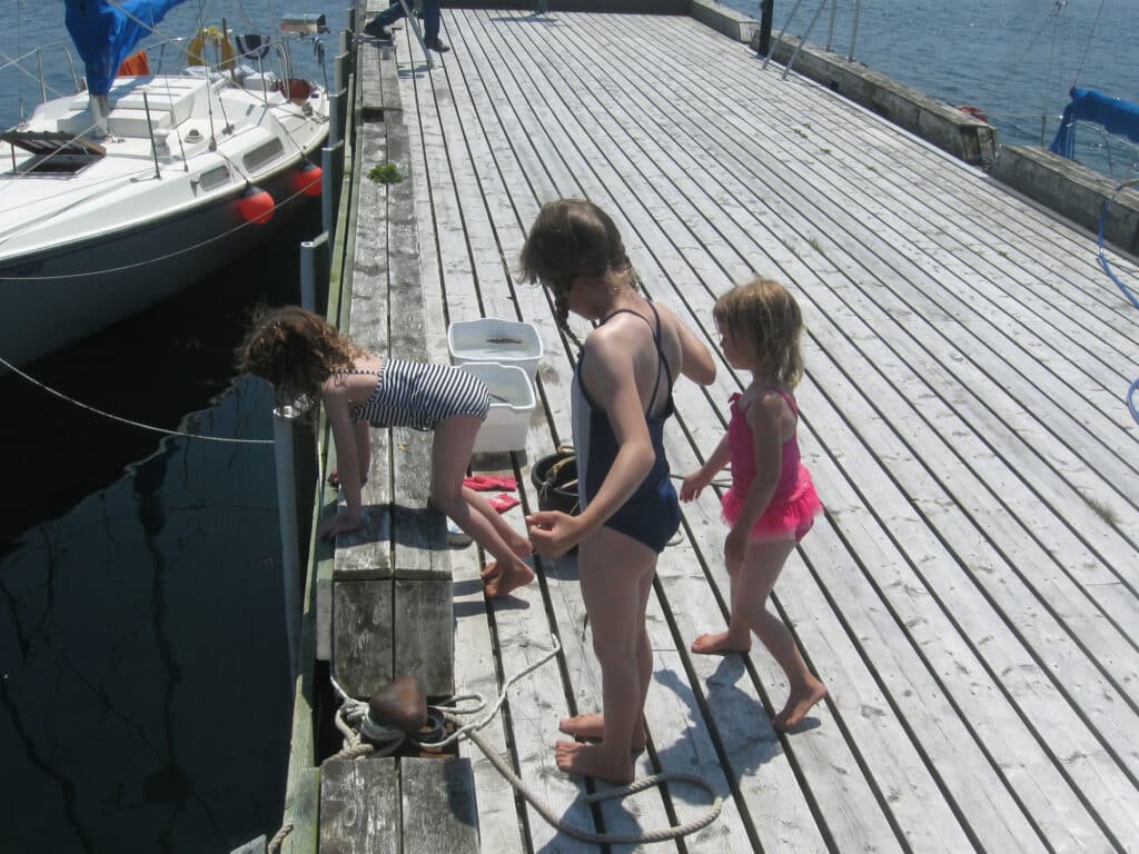 cod fishing with the kids