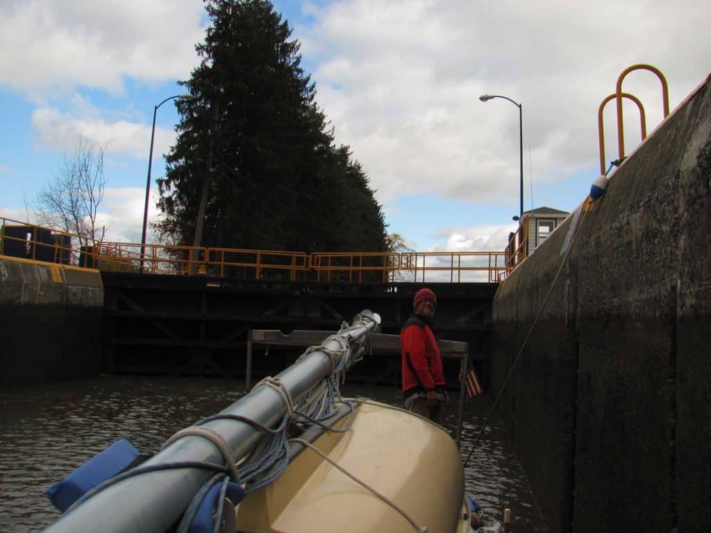 In the Champlain Canal