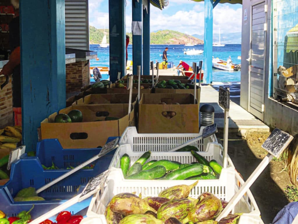 French bread and croissants in Les Saintes