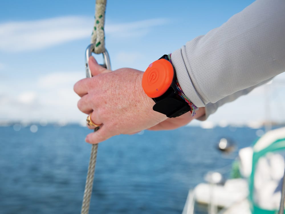 App-based crew-overboard wearable