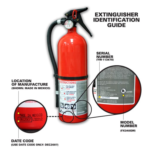 Fire Extinguisher recall