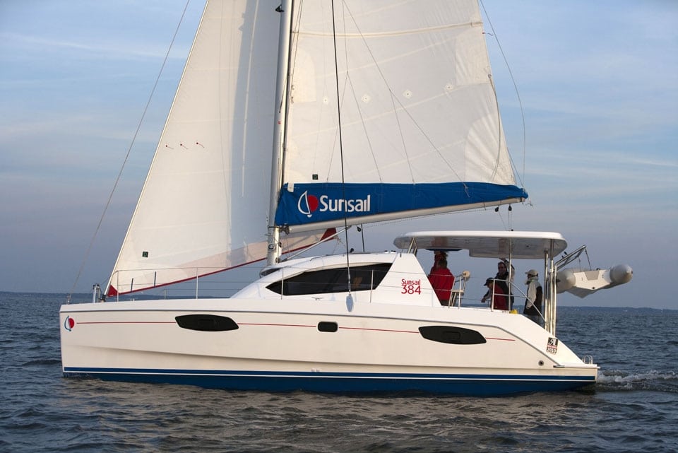 Sunsail 384 catamaran