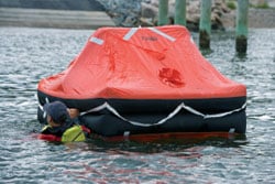 Liferaft test