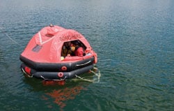 Liferaft test