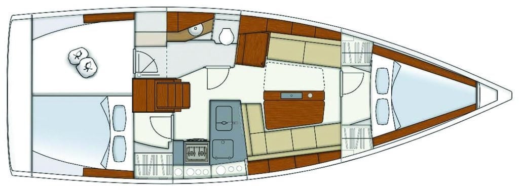 Hanse 345 specs