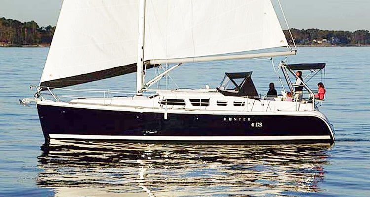 sailboatdata hunter 41