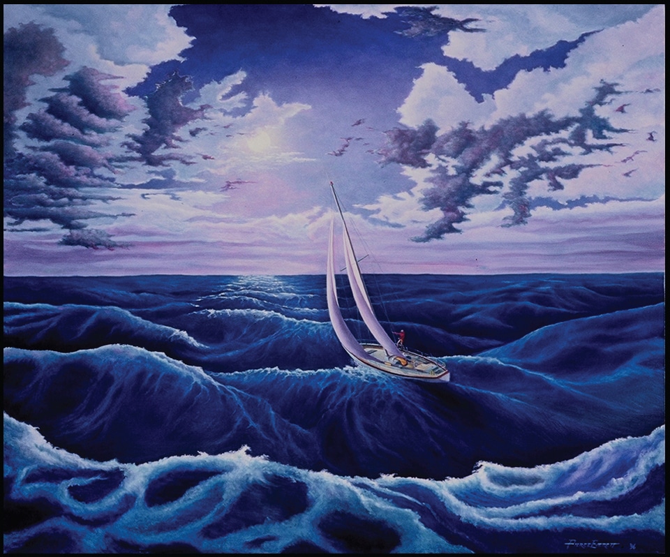 art, boating art, sailing art