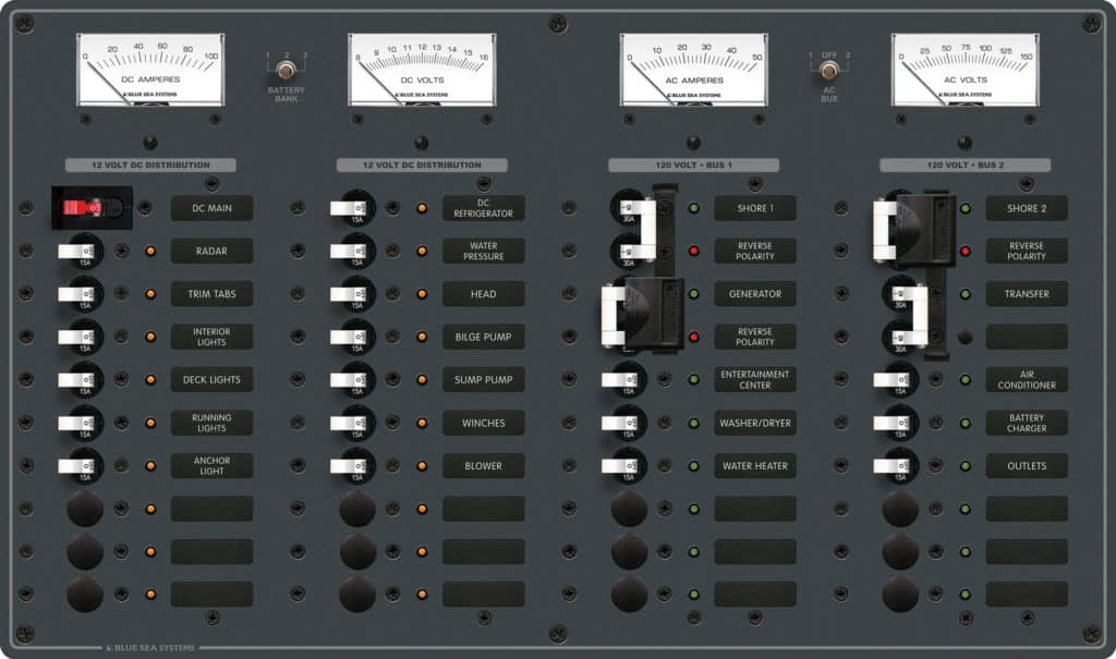 Blue Seas Systems DC electrical panel