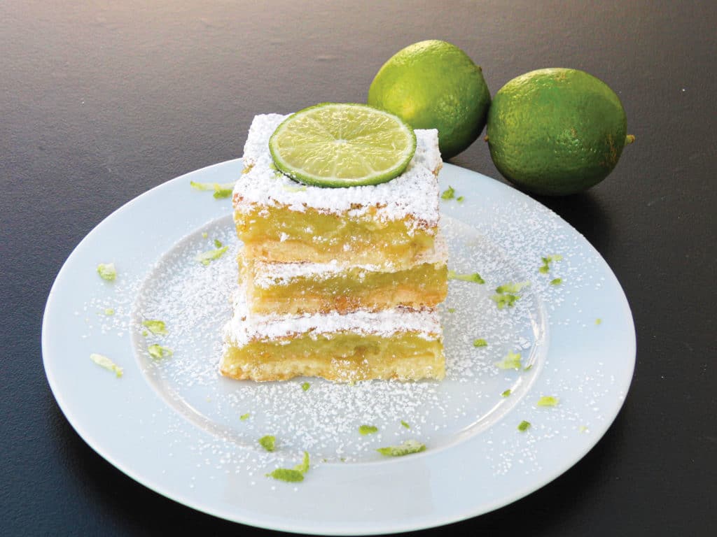 Potluck lime bars recipe