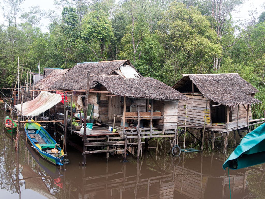 Borneo village