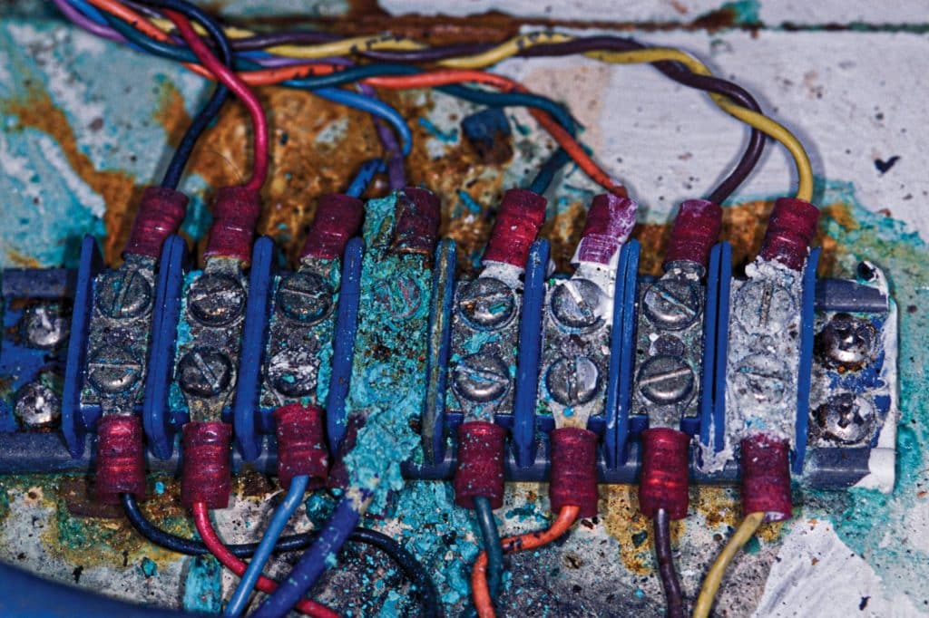 electrical terminal corrosion