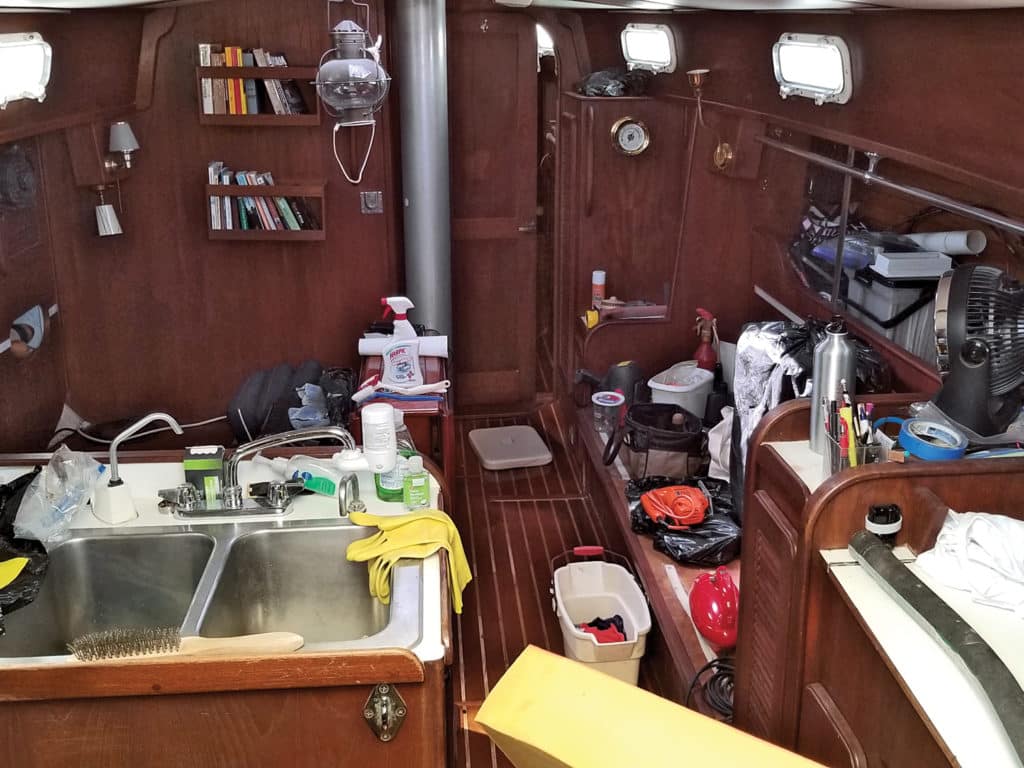 boat cleaning