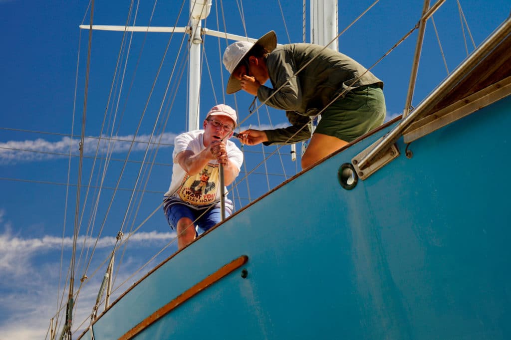 Sailboat maintenance