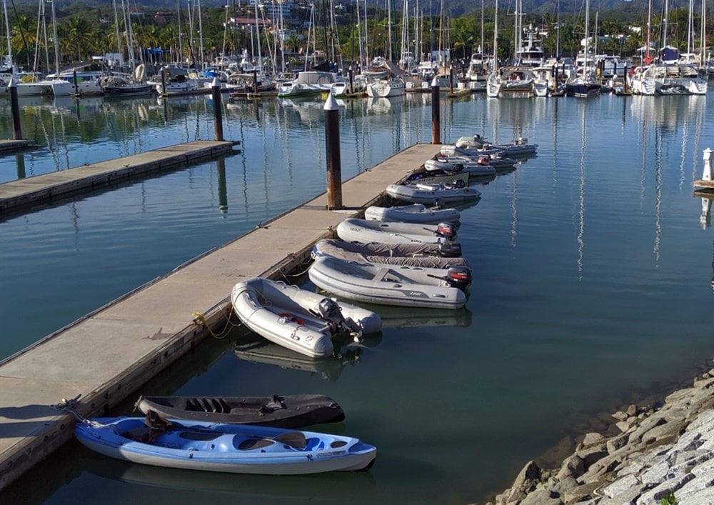 La Cruz’s dinghy dock