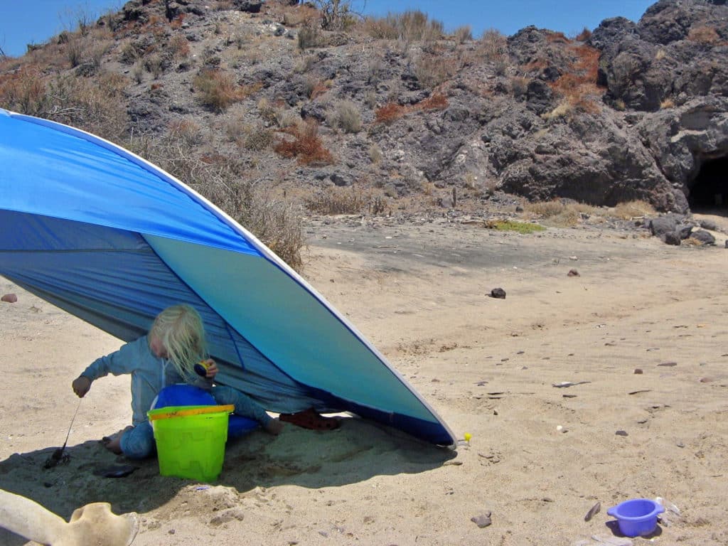 Shade on the beach