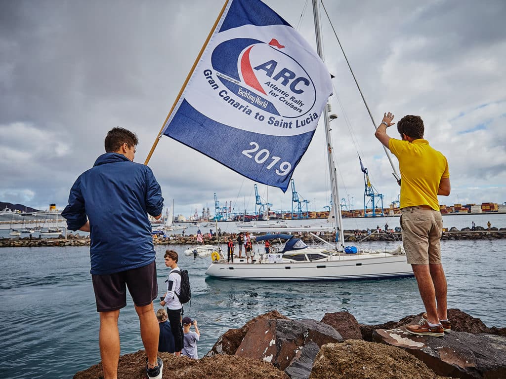 ARC boats leave Las Palmas