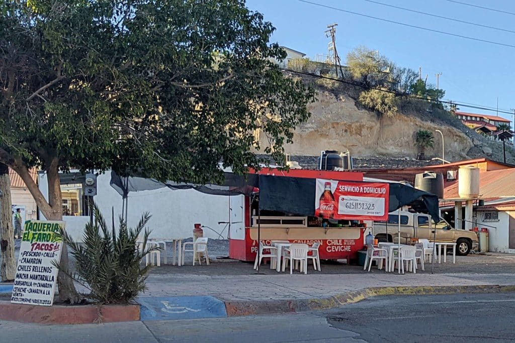 Street carts selling food