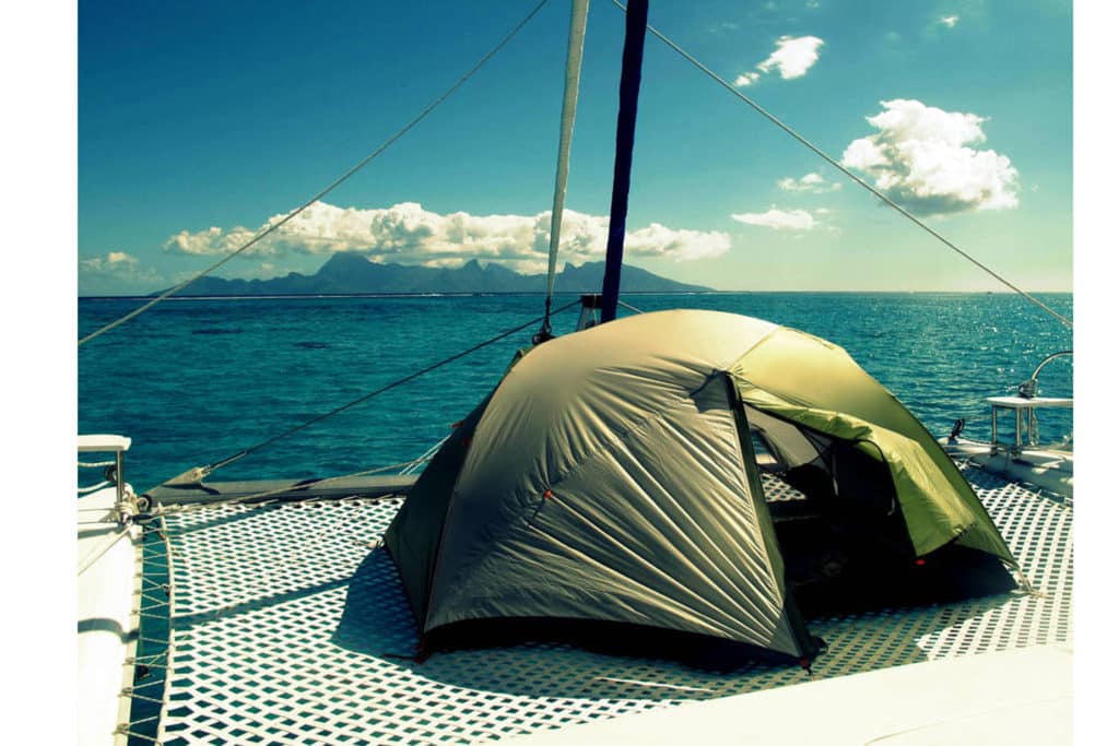 Sailing in Tahiti