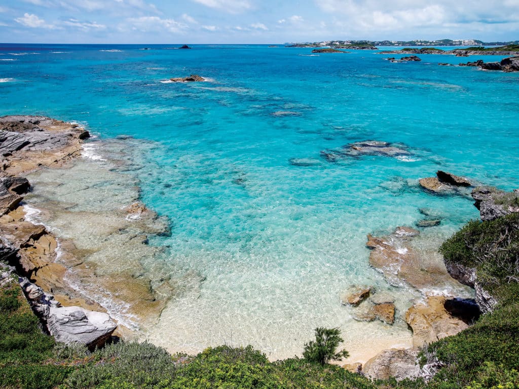 coastal view on Bermuda