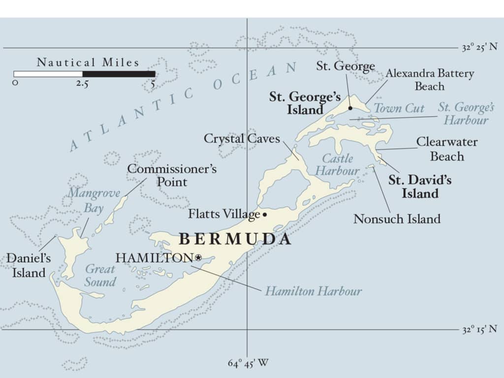 map of Berumuda