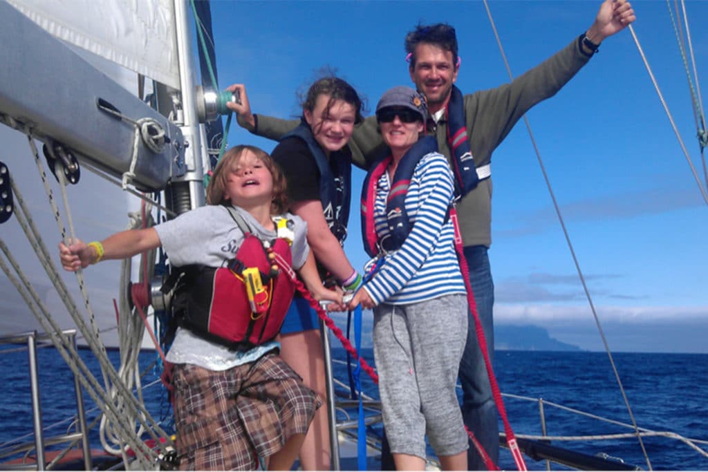 Black family approaches Azores