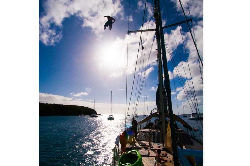 living aboard a sailboat