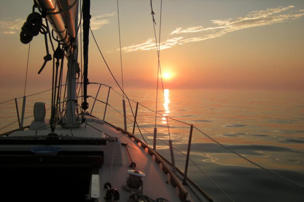 Sunset on Lake Michigan