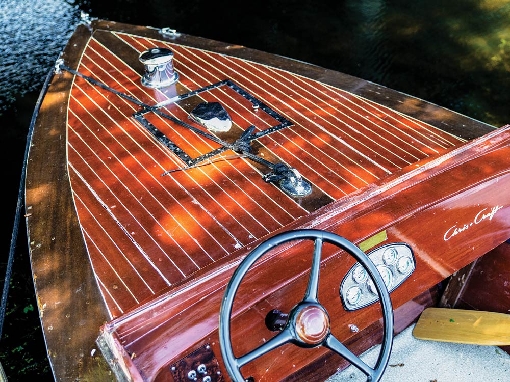 mahogany lake boat