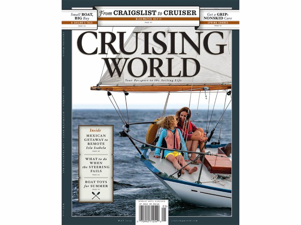 May 2019 cover of Cruising World magazine