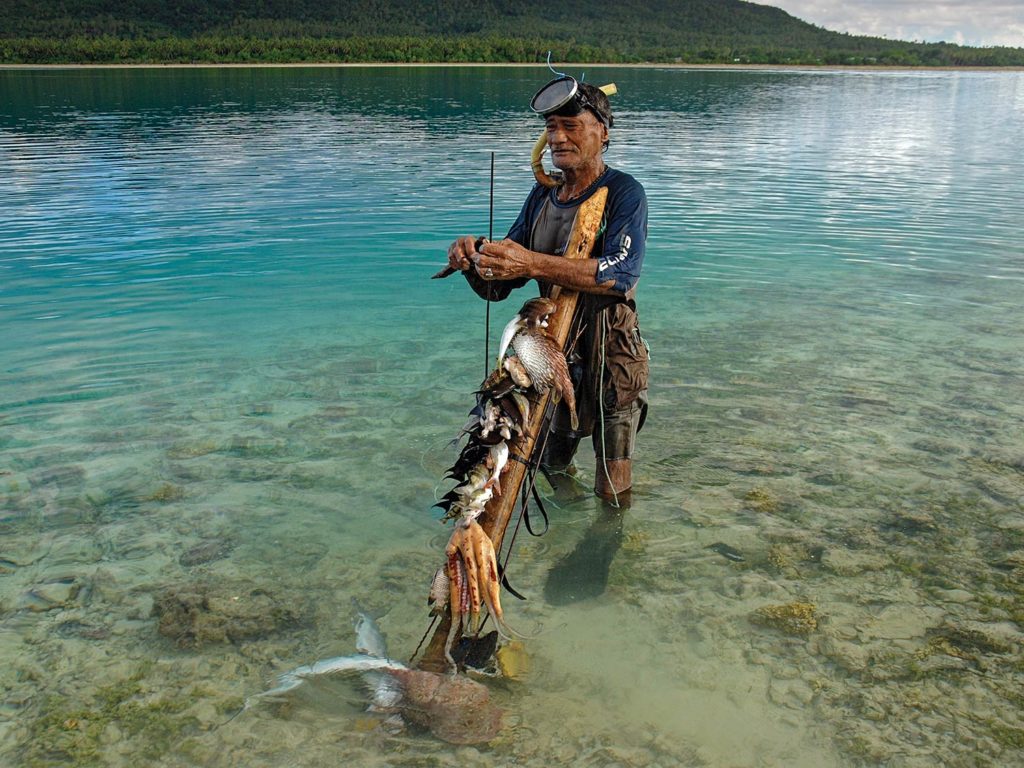 spear fisherman