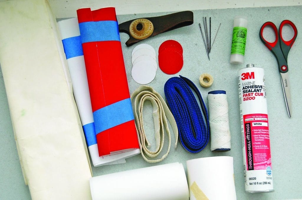 Sail repair kit