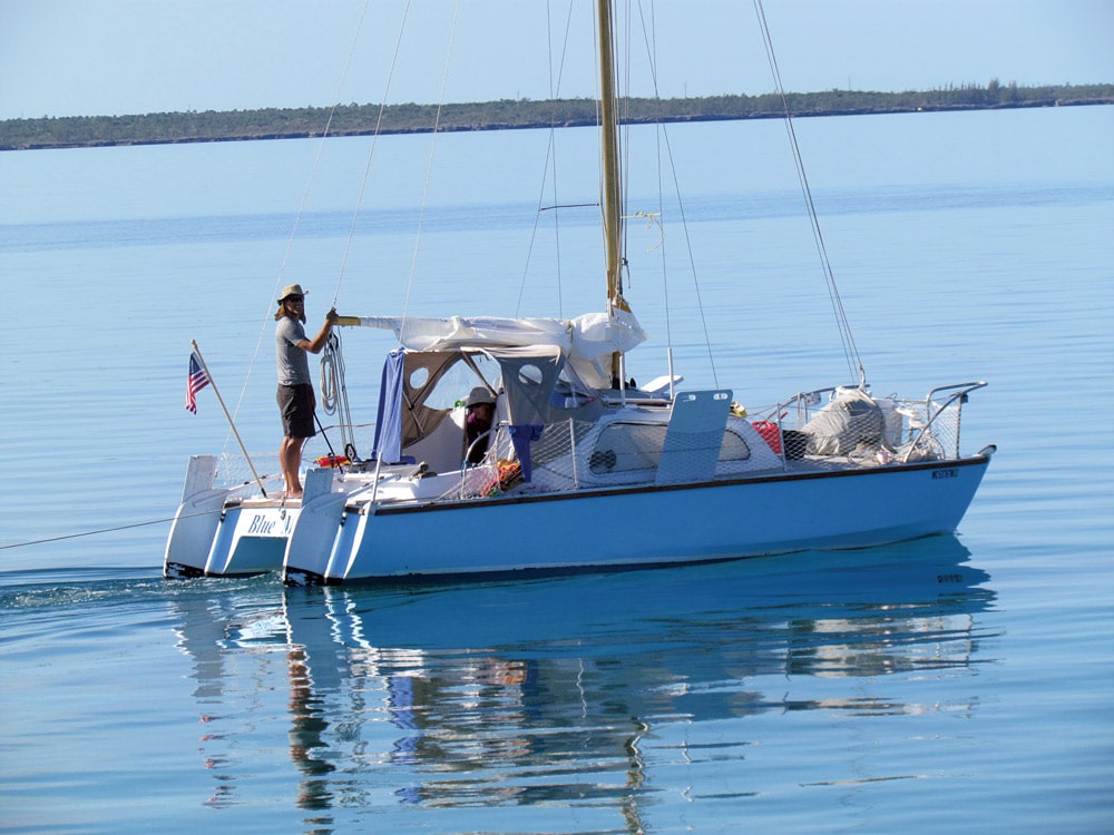 Brian at the helm