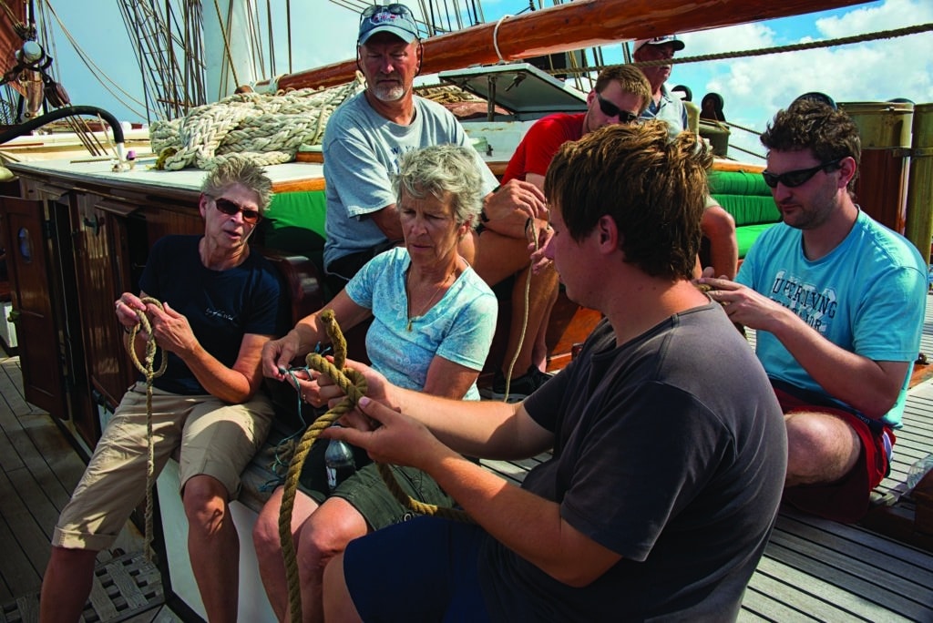 tall ship sailing