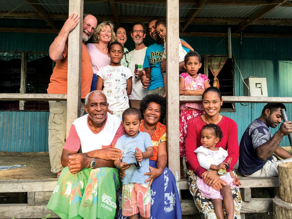 Epi and Kata’s family with author