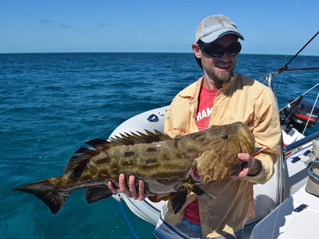 Fishing on the boat