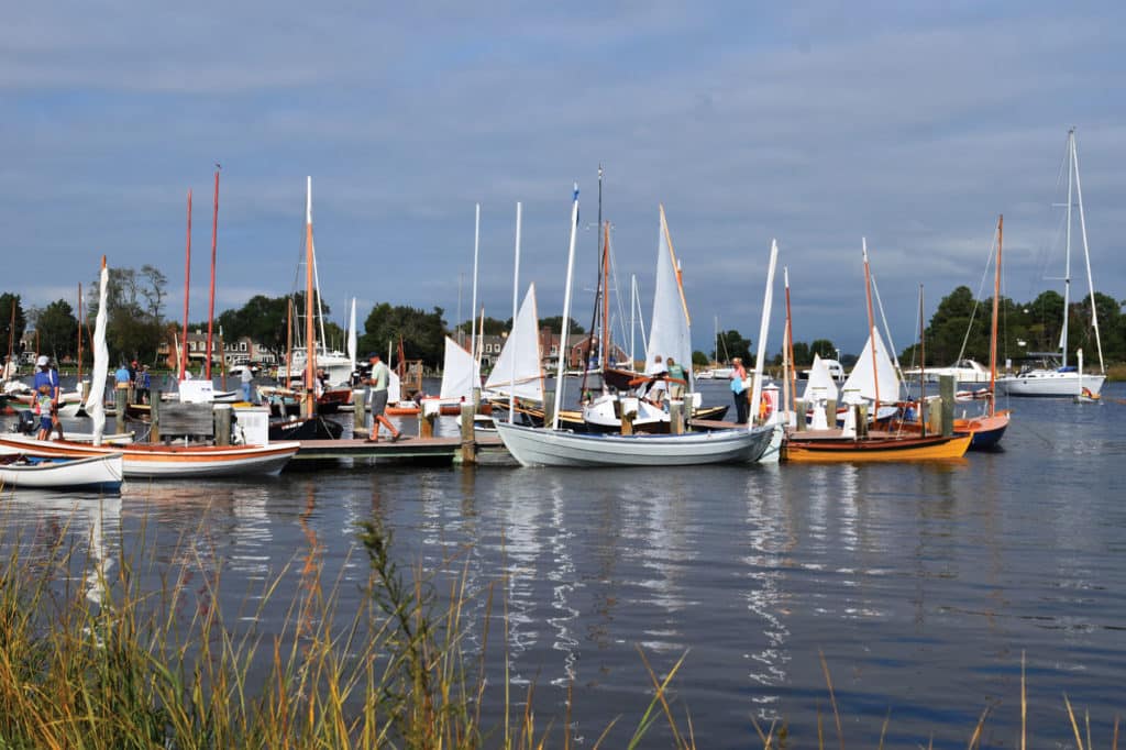 Mid-Atlantic Small Craft Festival boats on display