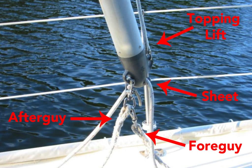 How to rig a downwind pole 1