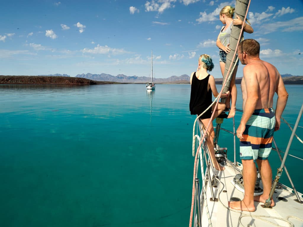 on boat deck