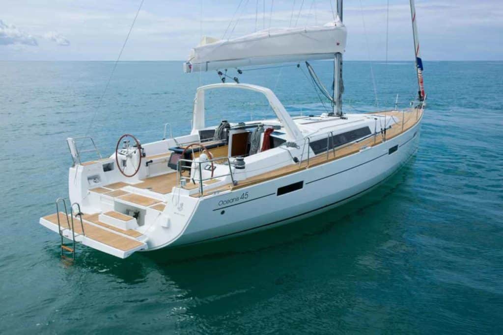 45 foot beneteau sailboat