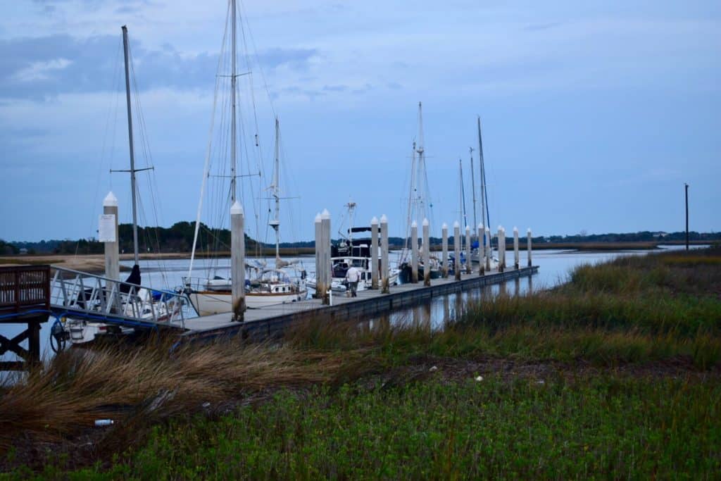 Sisters Creek free dock Jacksonville