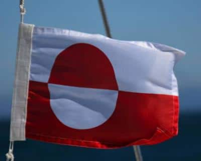 Greenland courtesy flag