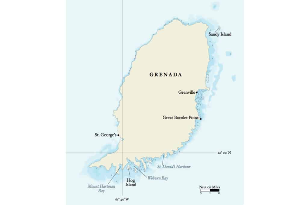 Chart of Grenada