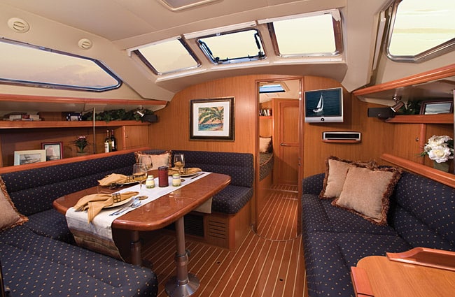 sailing yachts with deck saloon