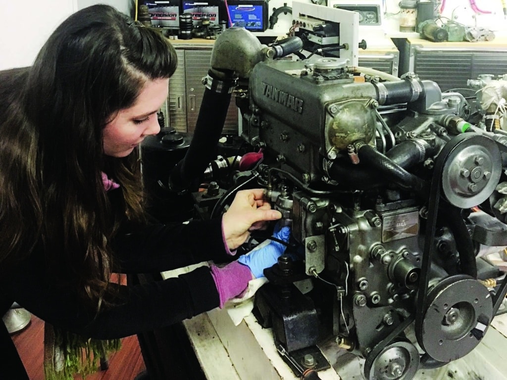 Hannah Knecht with Diesel Engine Class 1