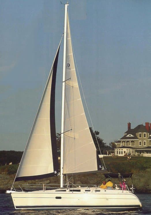 hunter 365 sailboat