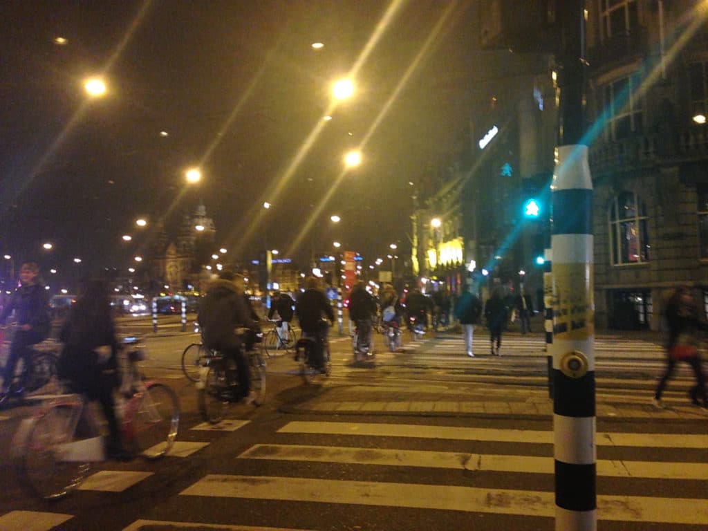 Evening rush hour, Amsterdam style