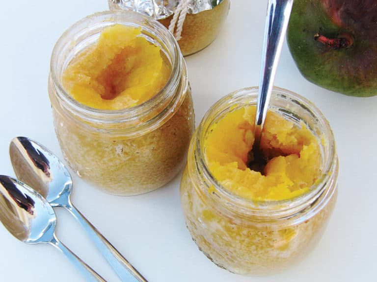 Mango jar cakes