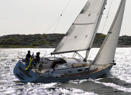 najad 355 sailboatdata