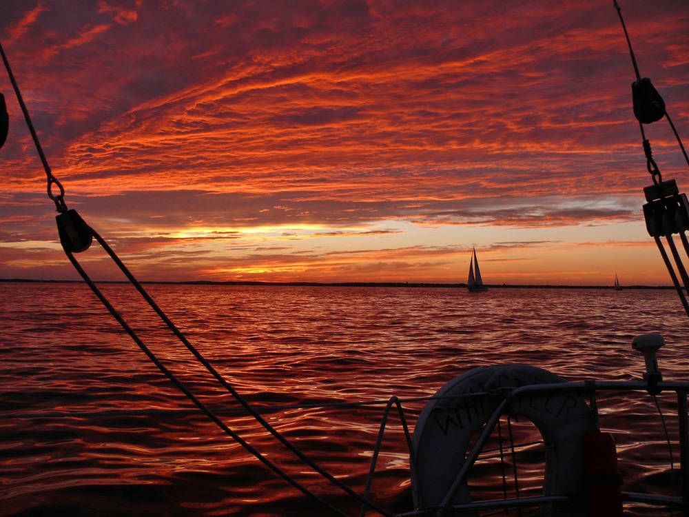 Best sailing sunsets