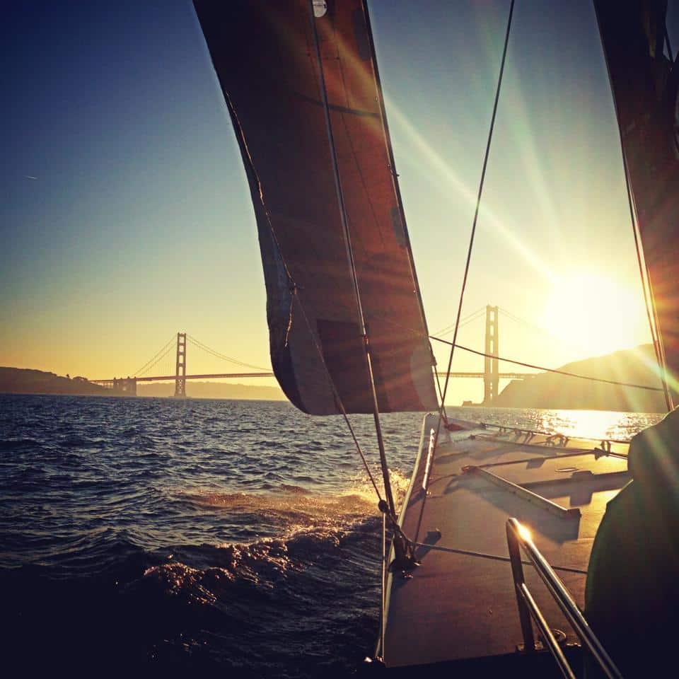 Best sailing sunsets